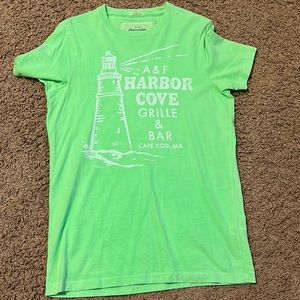 Abercrombie and fitch men’s size medium lime green tshirt